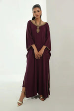 Violet Velvet Kaftan