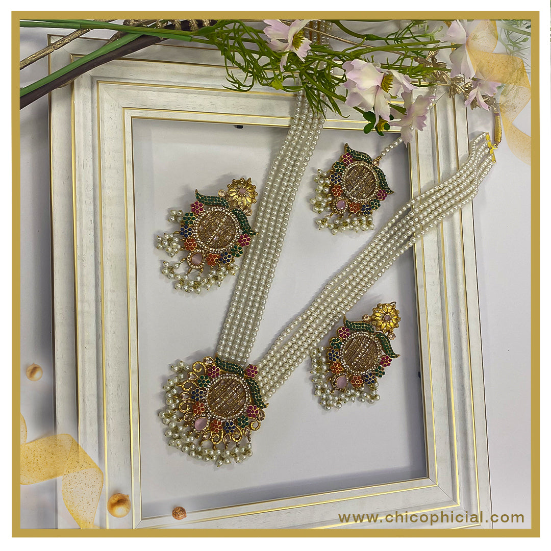 Pearl Nauratan Mala set