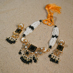 Champagne Black Choker set