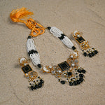 Champagne Black Choker set