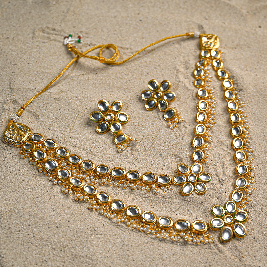 Kundan Gold Mala set