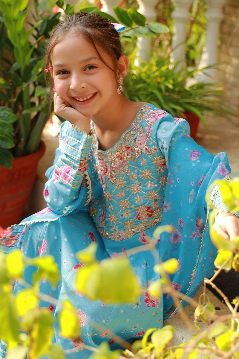 Floral Blue Kids