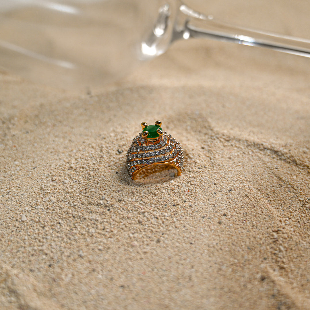 Green Diva Ring