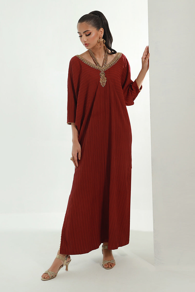 Burgendy Kaftan
