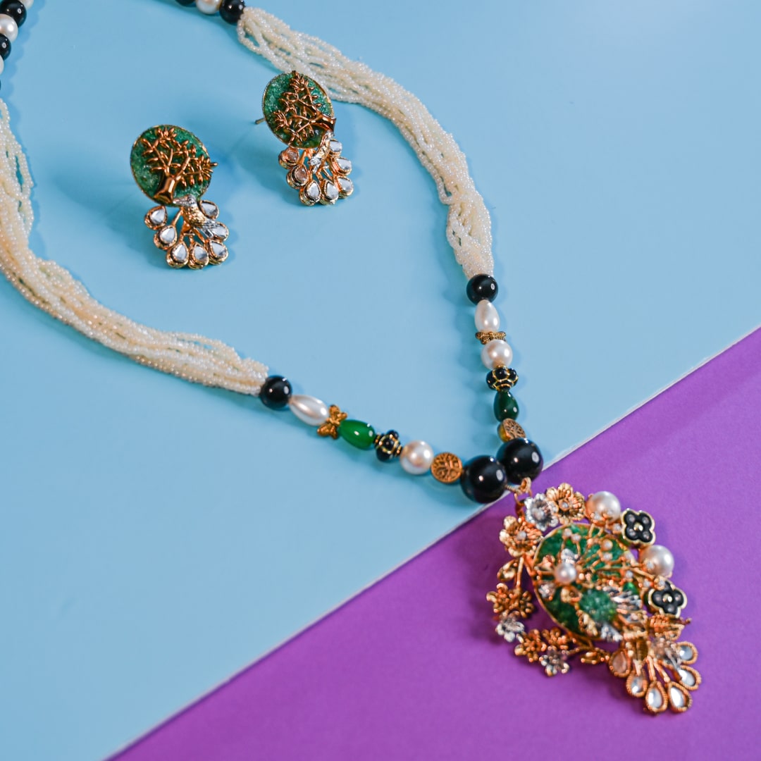 Green Crush Mala set