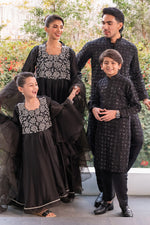 Elegant Black Kalidar Combo