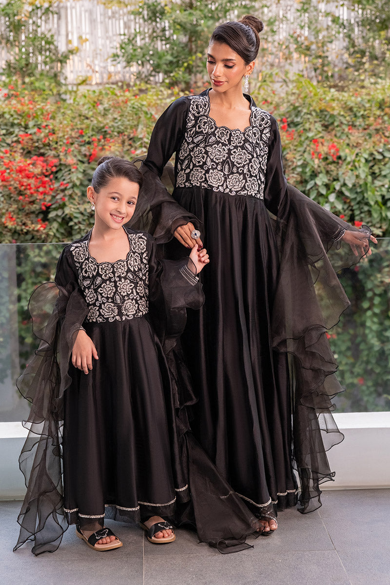 Elegant Black Kalidar Combo