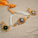 Egyptian Black Stone choker set