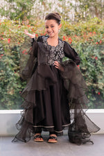 Elegant Black Kalidar Kids