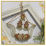Pink Nauratan Pearl Choker Set