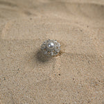 Pearl Sphere Silver Ring