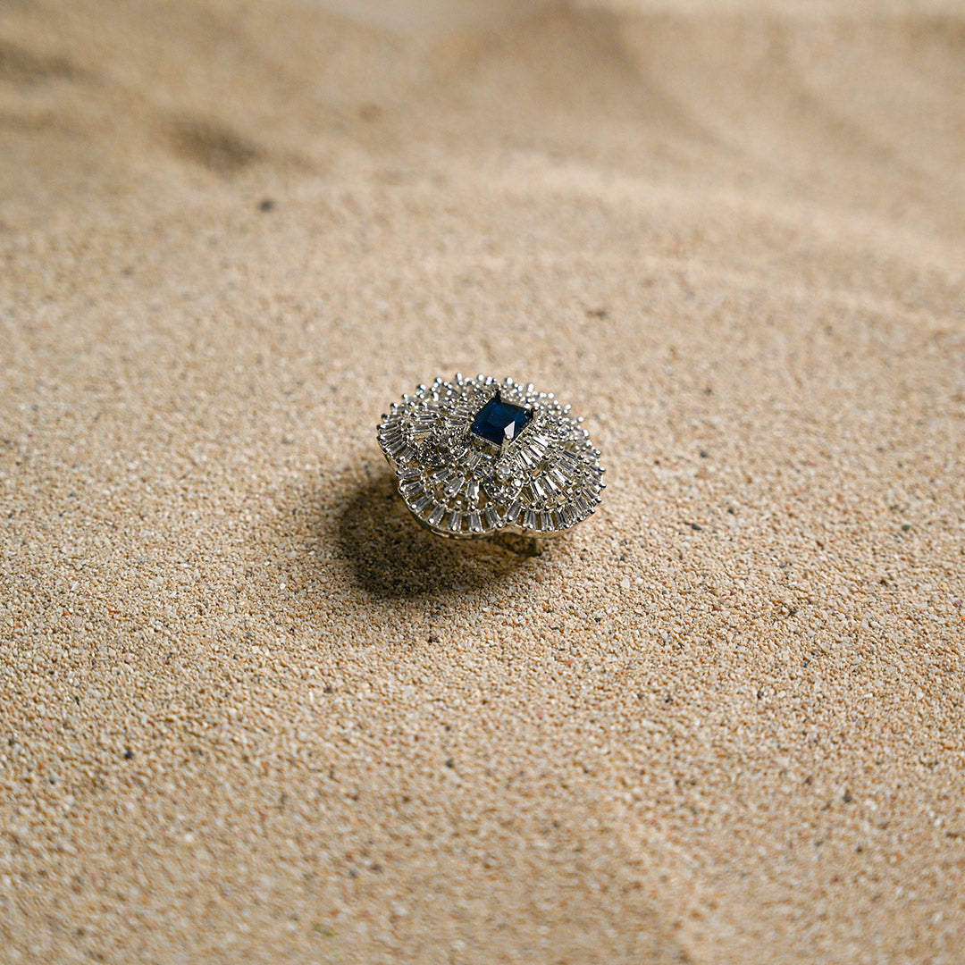 Blue Saphire Stone Ring