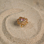 ُTea Pink Crystal Ring