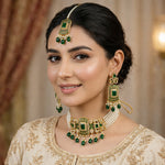 Emerald Mega Gold Choker Set