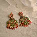 Nauratan Green Dome Earrings