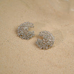 Chic Silver Pink Earrings