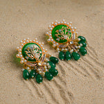 Emerald Tree Earrings
