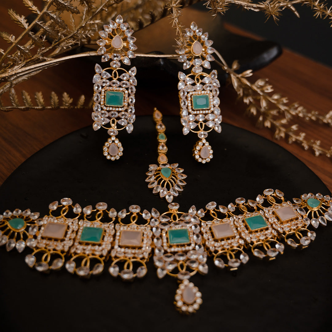 Hydraulic Aqua Pink Choker Set
