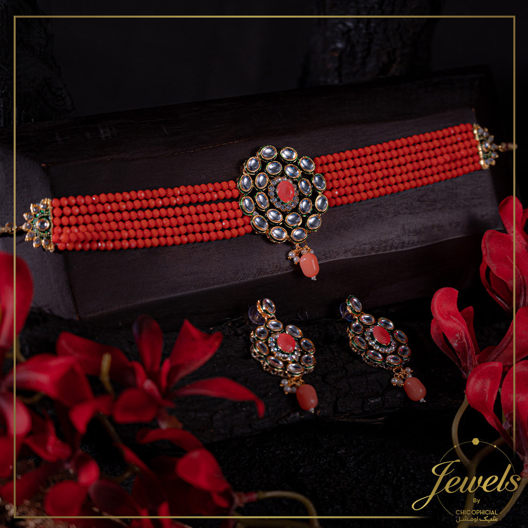 Naranji choker set