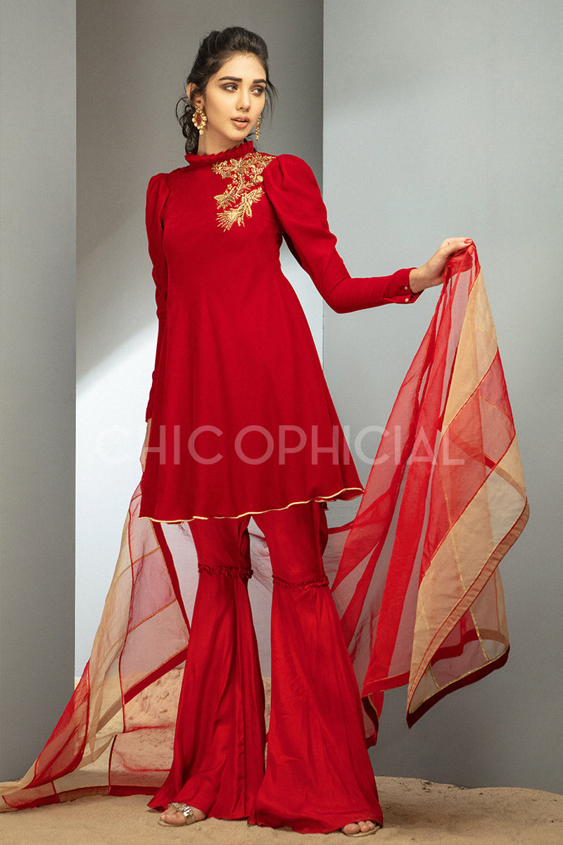 Ravishing Ruby Peplum