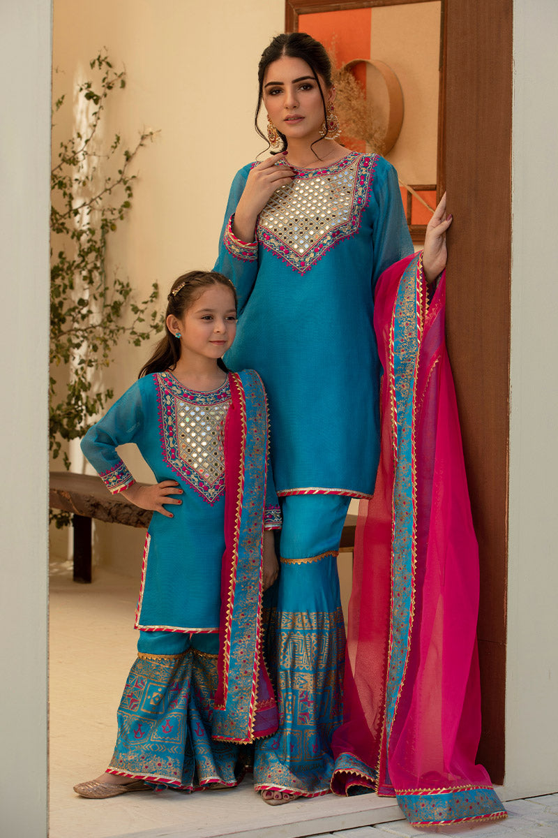 Fuscia Blue Combo