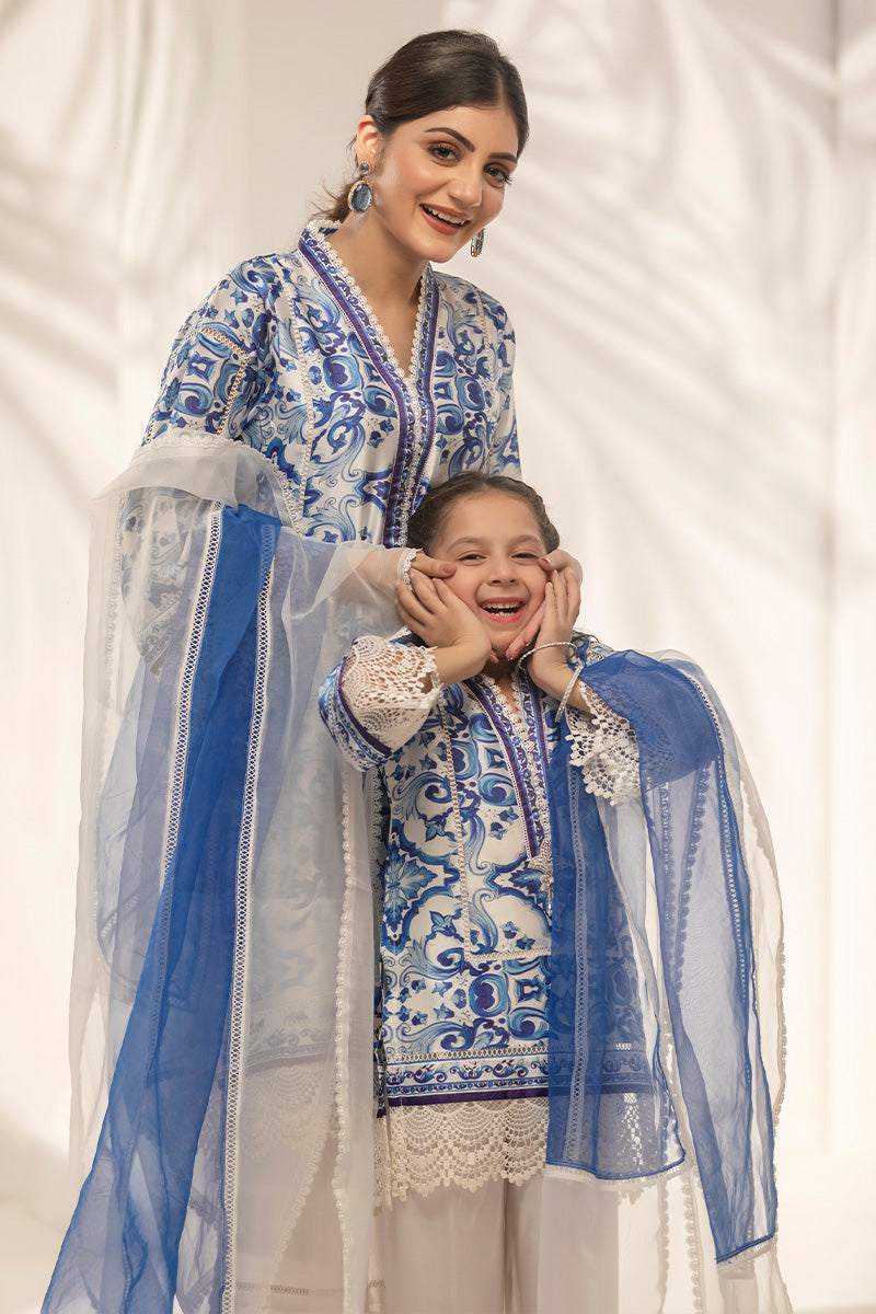 Oriental Blossom Mother Daughter Combo