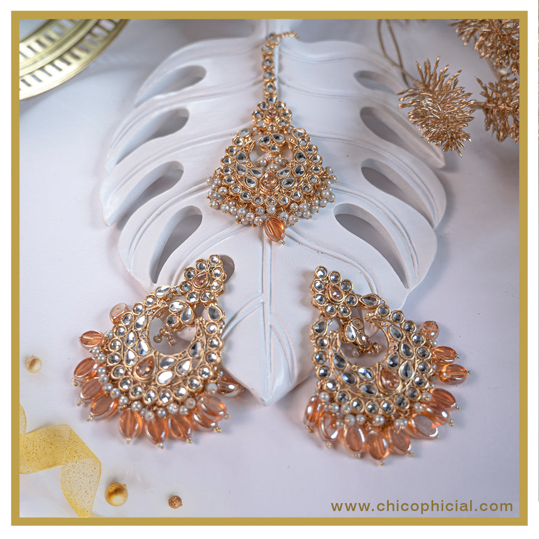 Sheesha Kundan Gold ET set