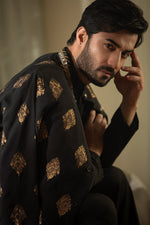 Lux Black Sherwani