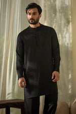 Lux Black Sherwani