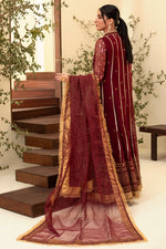 Lux Burgendy Kalidar Angrakha