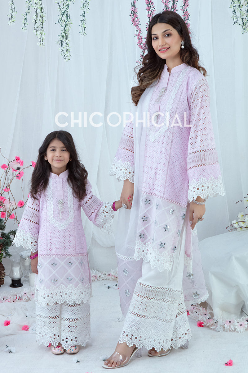 Cloud Pink Mother Daughter Combo