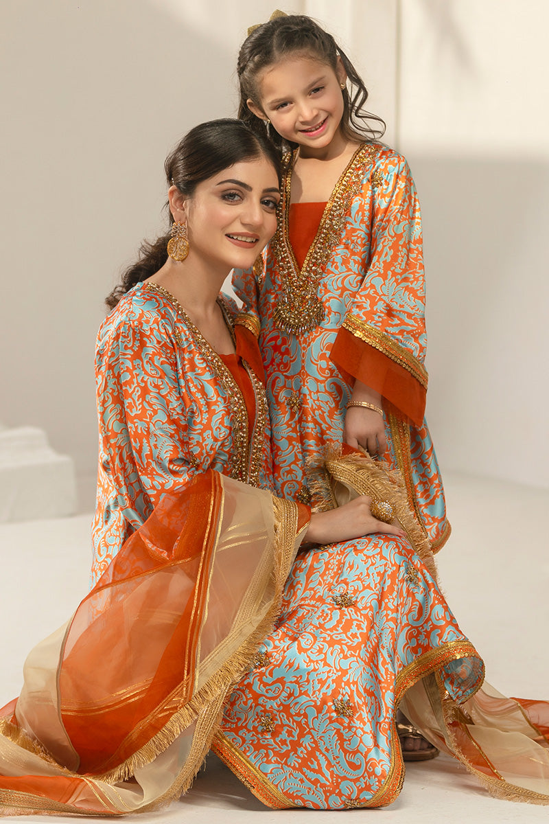 Tangerine Mother Daughter Combo