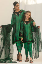 Forest Green Mother Daughter Combo