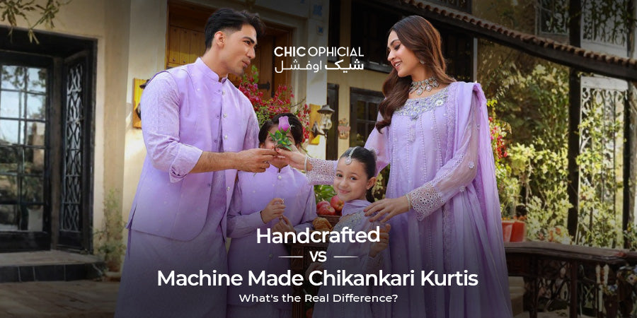 Handcrafted vs Machine Made Chikankari Kurtis: What’s the Real Difference?