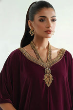 Violet Velvet Kaftan