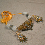 Champagne Doublet Stone Choker set