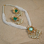 Sea green Fancy Pearl Mala
