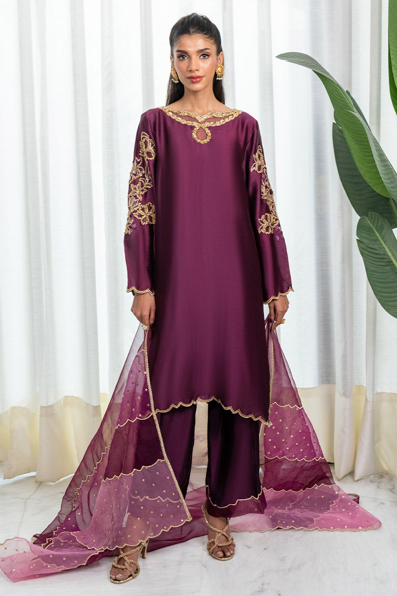 Java Chic Java Plum | Best Pakistani women dresses for You– Chic Ophicial