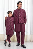 Deep Plum Waistcoat Combo