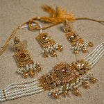 Champagne Gold Choker Set