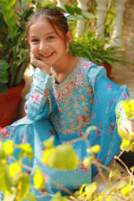 Floral Blue Kids