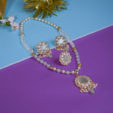 White Stone Fancy Mala Set