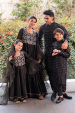 Elegant Black Kalidar Combo