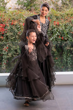 Elegant Black Kalidar Combo