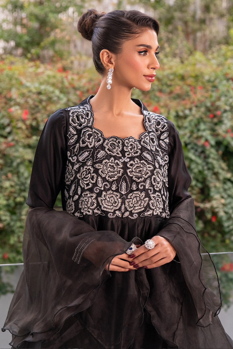 Elegant Black Kalidar