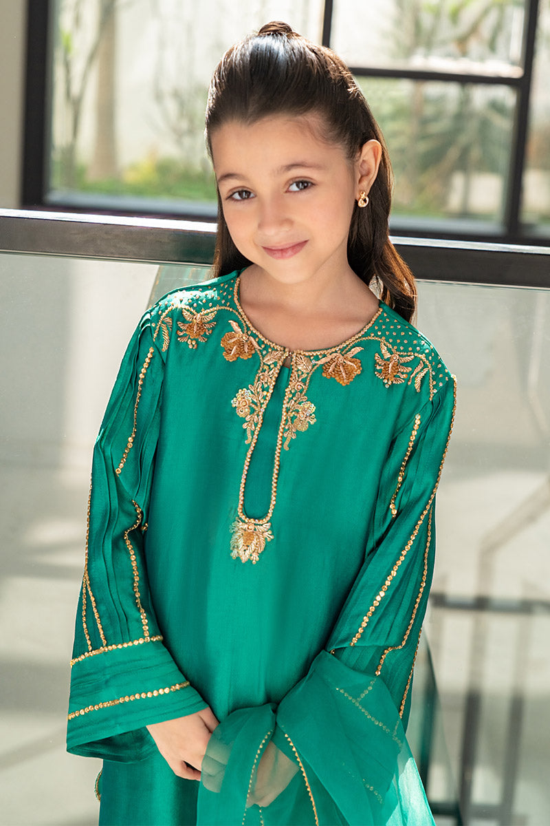Emerald Green Kids | Best Pakistani women dresses for You Chic Ophicial Emerald Green Kids | Best Pakistani women dresses for You Chic Ophicial