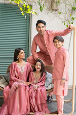 Almond Embroidered Waistcoat combo