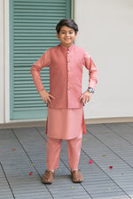 Almond Embroidered Waistcoat kids