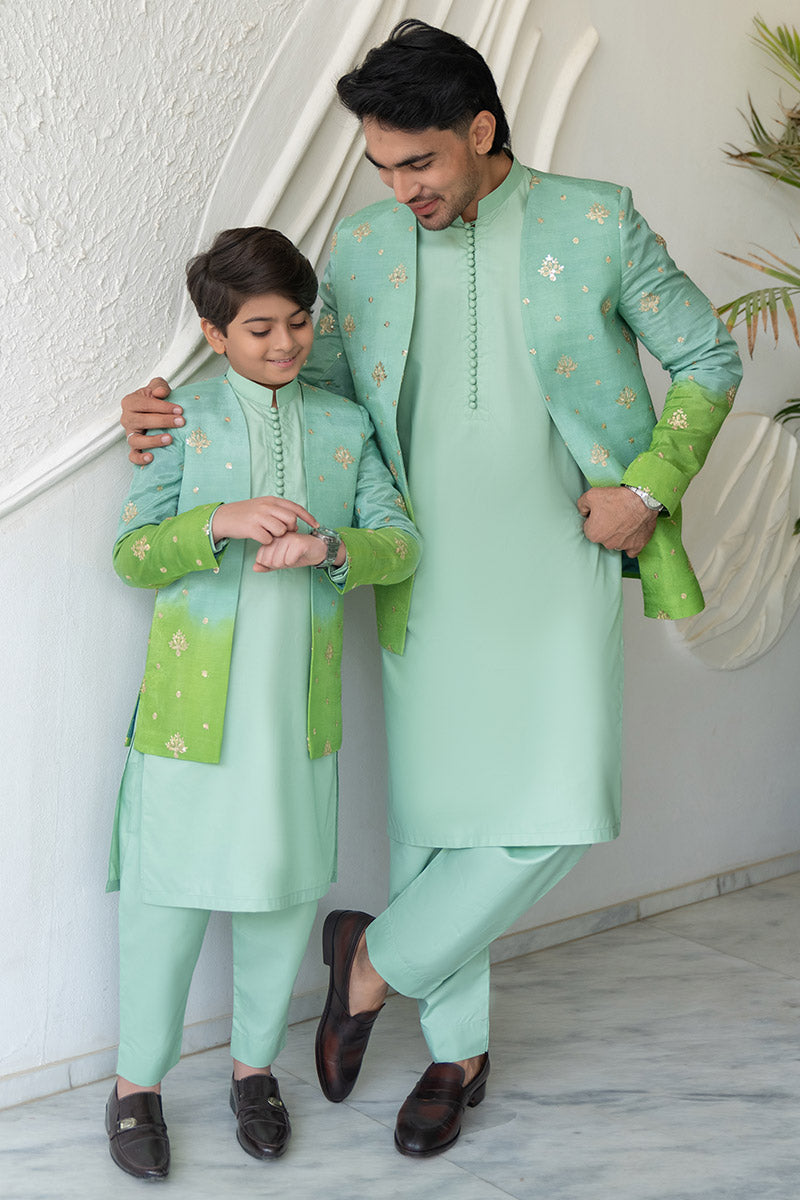 Gradiant Green Princecoat Combo