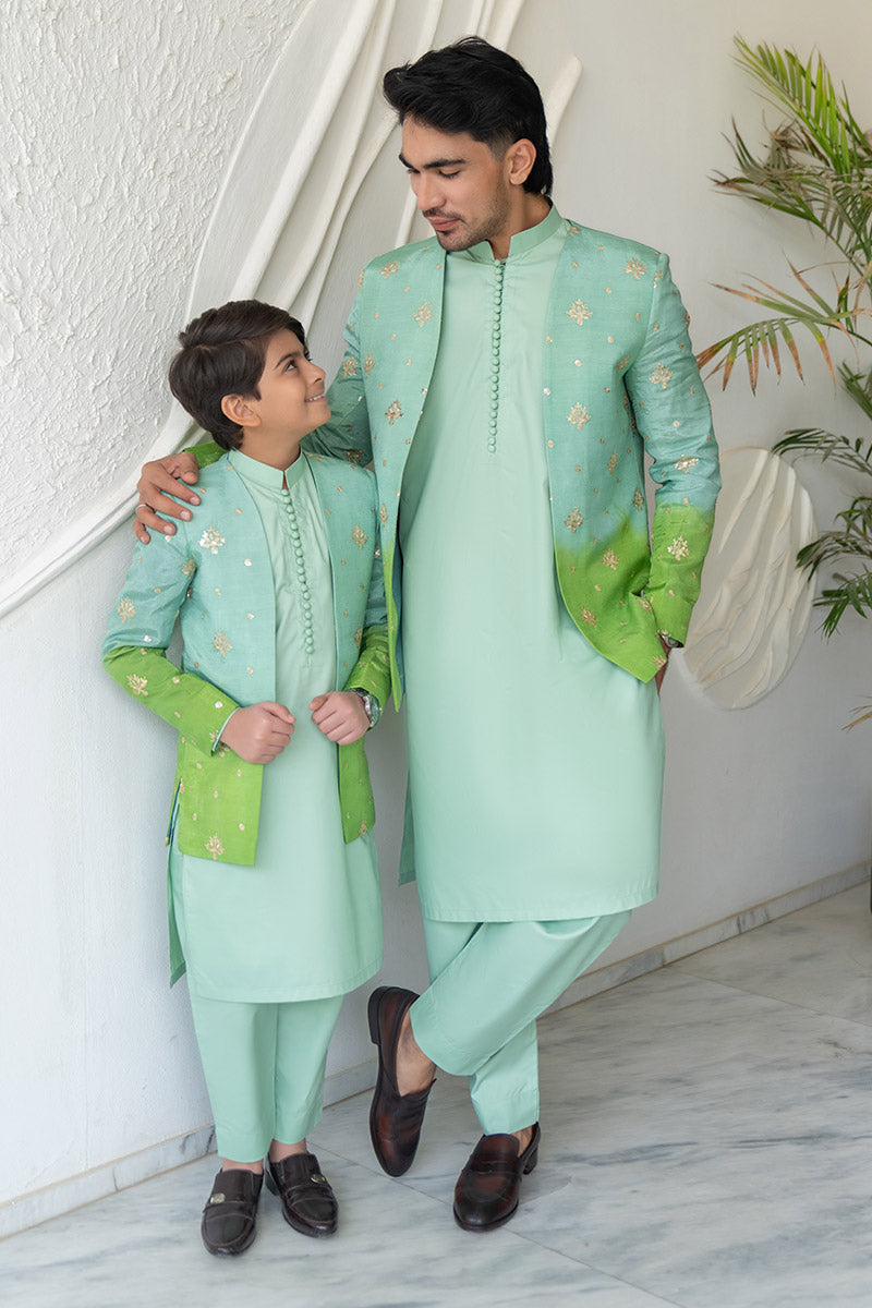 Gradiant Green Princecoat Combo